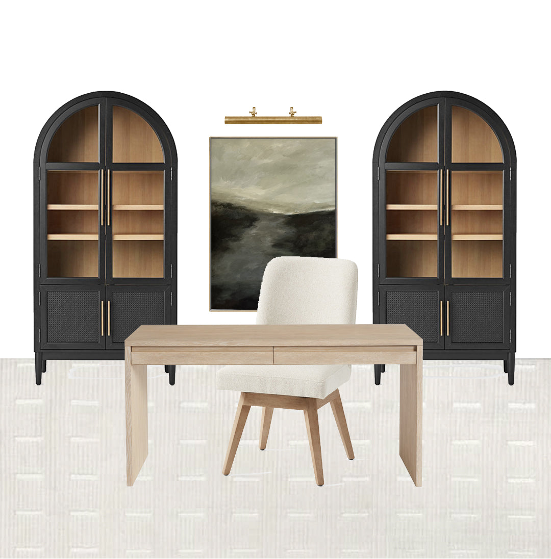 Home Office Design, Home Office Inspiration, Original Art for Home Off