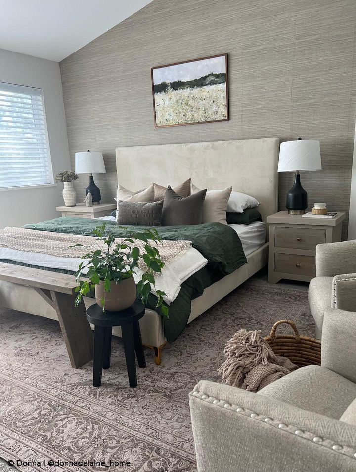 Neutral Bedroom Inspiration, Calming Bedroom Ideas, Bedroom Wall Art ...