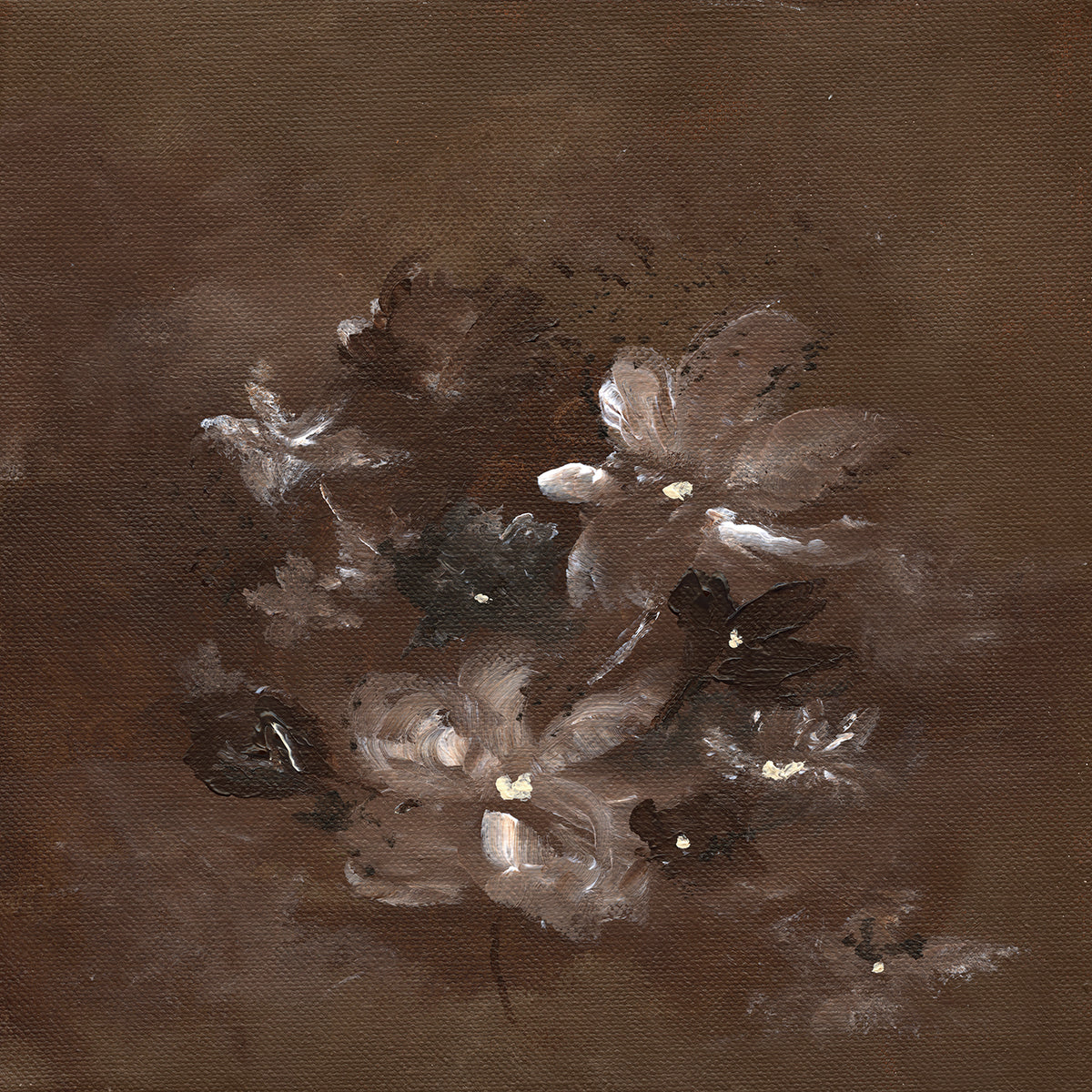 Floral Art, Moody Floral Print, Flower Art Print, Brown Floral Art In Season Deb Presutto