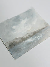 Load image into Gallery viewer, Soft Seas - Original 8&quot; x 6&quot; on handmade deckled edge paper (free shipping included)