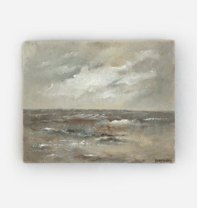 Storm Coming - Original 10" x 8" acrylic on birch panel (free shipping included)