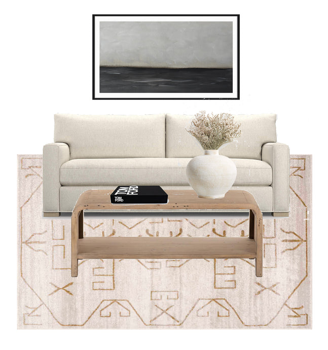 Neutral Living Room Inspiration | Organic Modern Living Room Design
