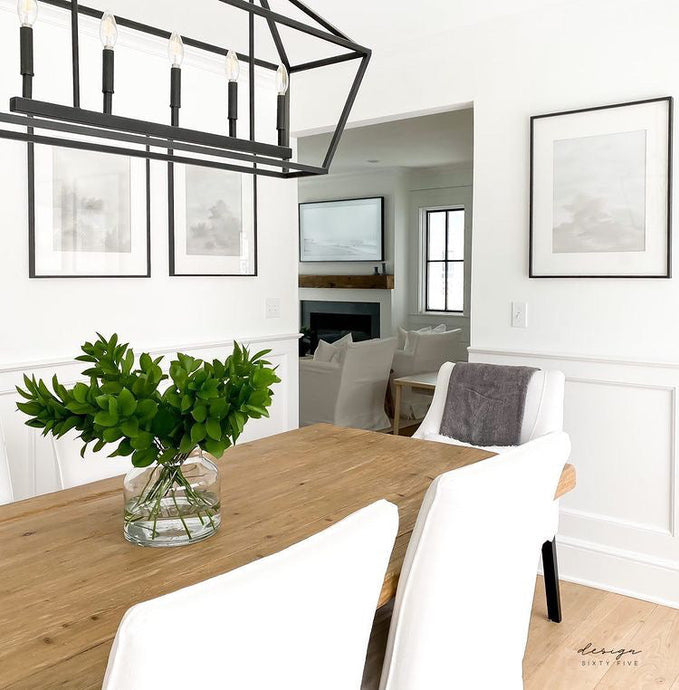 Classic Dining Room Art, Neutral Dining Room Inspiration - Settled Series