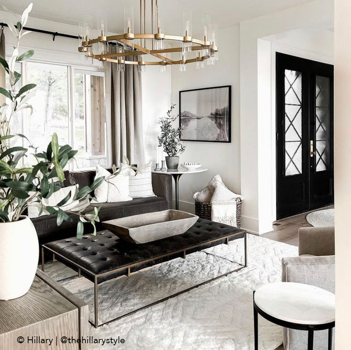 Black & White Artwork, Living Room Inspiration