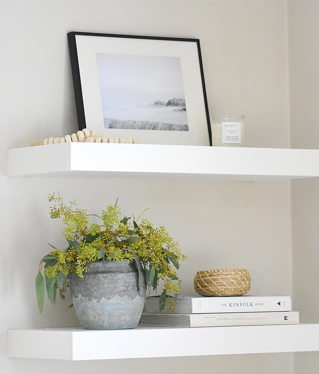 Artwork for Shelf Styling, Neutral Art for Shelves Deb Presutto Fine Art