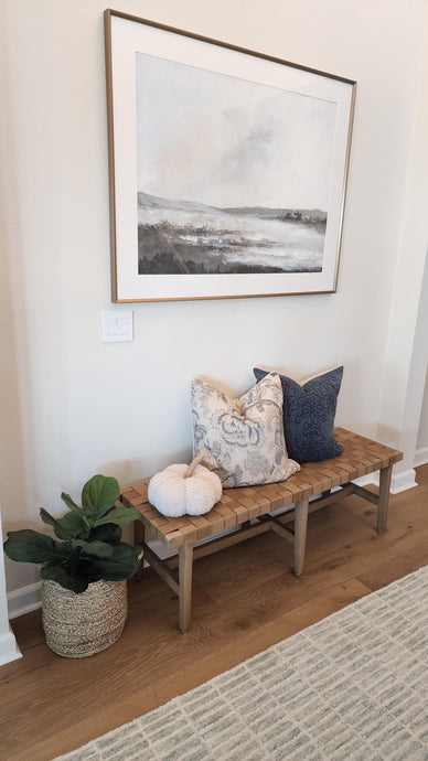 Entryway Art, Entryway Styling, Coastal Entryway - Solitude