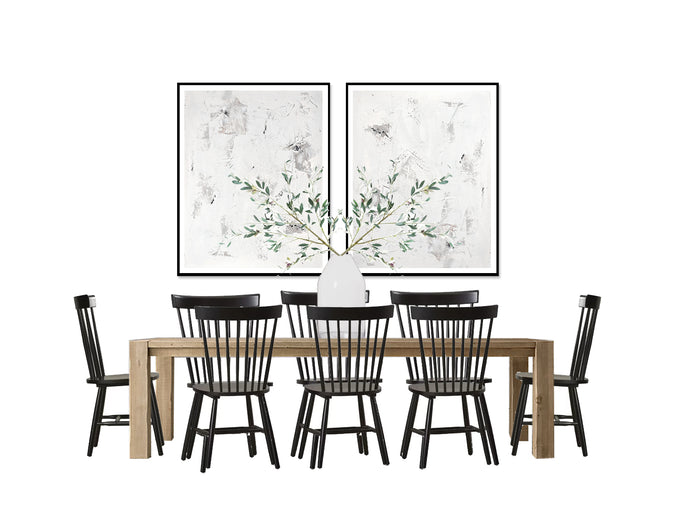 Casual Dining Room - Black & White