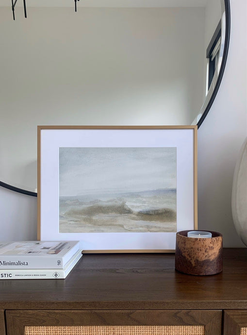 Neutral Framed Art, Classic Coastal Art in Neutral Tones - What Comes Next