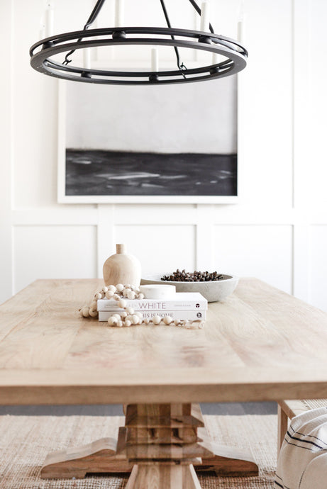 Dining Room Art - Neutral Black & White Artwork