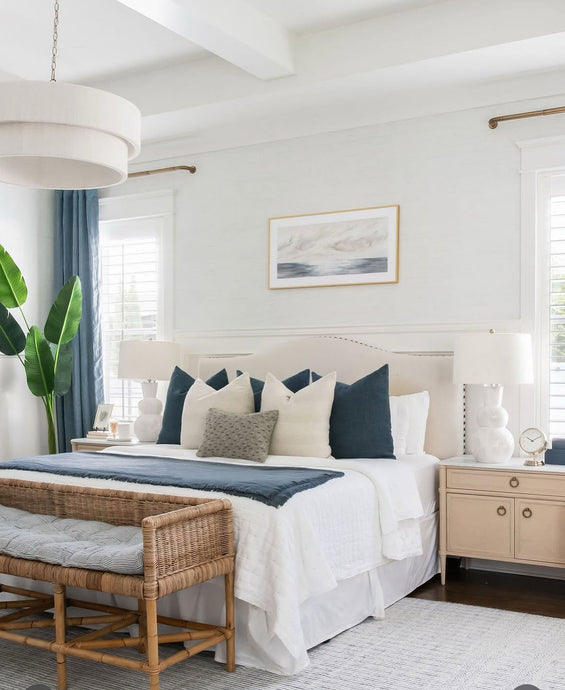 Coastal Bedroom Design by Wendy Smit, Calming Coastal Bedroom Art