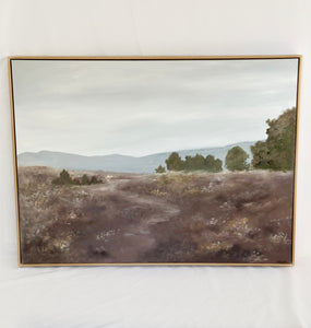 A Simple Path - Original 40" x 30" acrylic on canvas (free shipping included)