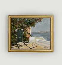 Load image into Gallery viewer, Aeolian Islands - Original 10&quot; x 8&quot; framed acrylic on canvas panel (free shipping included)