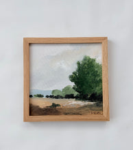 Load image into Gallery viewer, Farmland - Original 8" x 8" framed acrylic on canvas panel (free shipping included)
