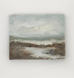 Finding Peace - Original 10" x 8" acrylic on birch panel (free shipping included)