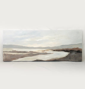 Finding Peace II - Original 40" x 16" acrylic on canvas (free shipping included)