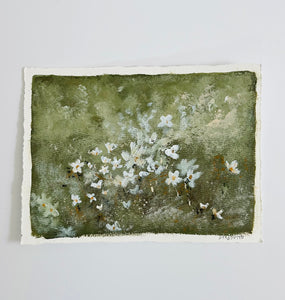 Forever Young - Original 8" x 6" on handmade deckled edge paper (free shipping included)