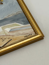 Load image into Gallery viewer, Aeolian Islands - Original 10&quot; x 8&quot; framed acrylic on canvas panel (free shipping included)