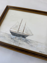 Load image into Gallery viewer, Sail Away - Original 10" x 8" with bronze frame