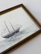 Load image into Gallery viewer, Sail Away - Original 10" x 8" with bronze frame