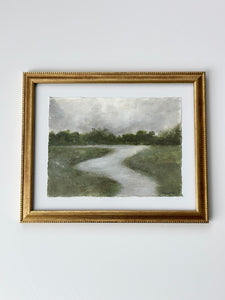 Away I - Original 8" x 6" on handmade deckled edge paper (free shipping included)