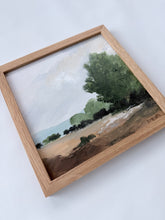 Load image into Gallery viewer, Farmland - Original 8" x 8" framed acrylic on canvas panel (free shipping included)