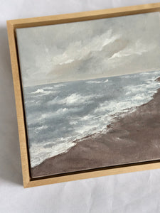 Casual Waves - Original 8" x 8" acrylic on canvas (free shipping included)