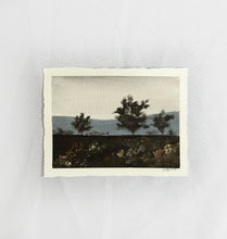 Load image into Gallery viewer, Midwest Land II - Original 8&quot; x 6&quot; on handmade deckled edge paper (free shipping included)