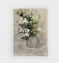 Load image into Gallery viewer, Overgrown - Original 6&quot; x 8&quot; on handmade deckled edge paper (free shipping included)