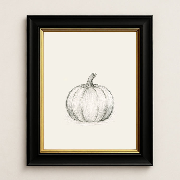 Pumpkin Sketch - Digital Download