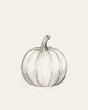 Load image into Gallery viewer, Pumpkin Sketch - Digital Download