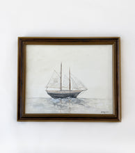 Load image into Gallery viewer, Sail Away - Original 10" x 8" with bronze frame