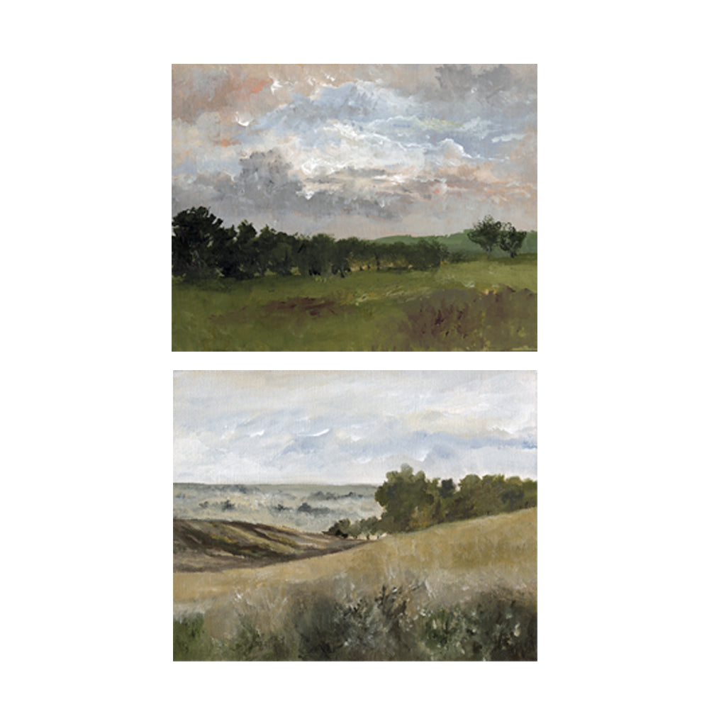Set 33 - Set of 2 Moody Landscape Art