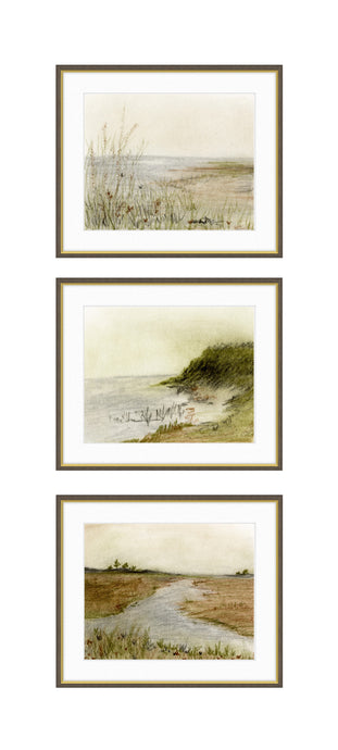 Set 51 - Set of 3 Vintage Landscape Art Prints