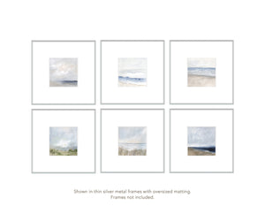 Set 39 - Set of 6 Coastal Art Prints / Gallery Wall