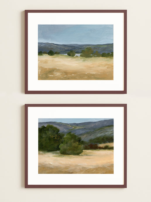 Set 52 - Set of 2 Vibrant Landscape Paintings