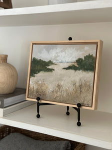 Wheat Fields - Original 10" x 8" acrylic on birch panel (free shipping included)