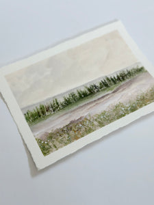 Within Reason - Original 8" x 6" on handmade deckled edge paper (free shipping included)