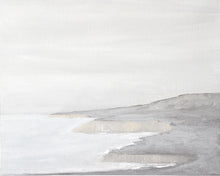 Load image into Gallery viewer, Block Island Summers Framed Art - 40&quot; x 30&quot; Satin Gold Rounded Metal