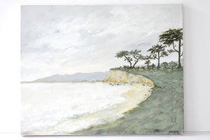 Carmel Seascape - Original 20" x 16" acrylic on canvas (free shipping included)
