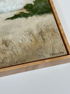 Wheat Fields - Original 10" x 8" acrylic on birch panel (free shipping included)