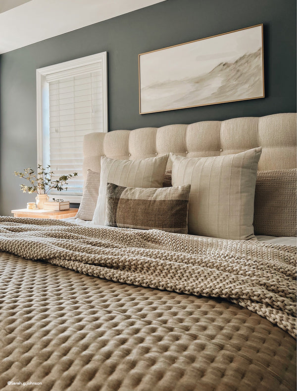 Artwork above bed sales