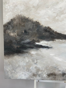 Serenity At Sea - Original 36" x 36" acrylic on canvas (free shipping included)
